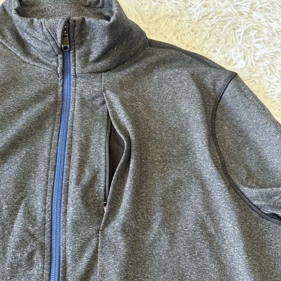 Lululemon Athleisure Charcoal Gray Long Sleeve Zip Up Jacket with Pockets Size L - Picture 5 of 7